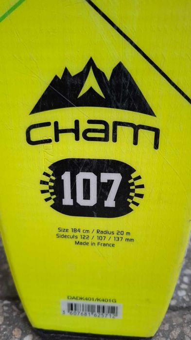 Употребявани Dynastar Cham 107 - 184cm с автомати Dynafit Beast