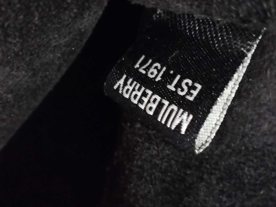 MULBERRY ЕСТЕСТВЕНА КОЖА - черна, мъжка чанта през рамо