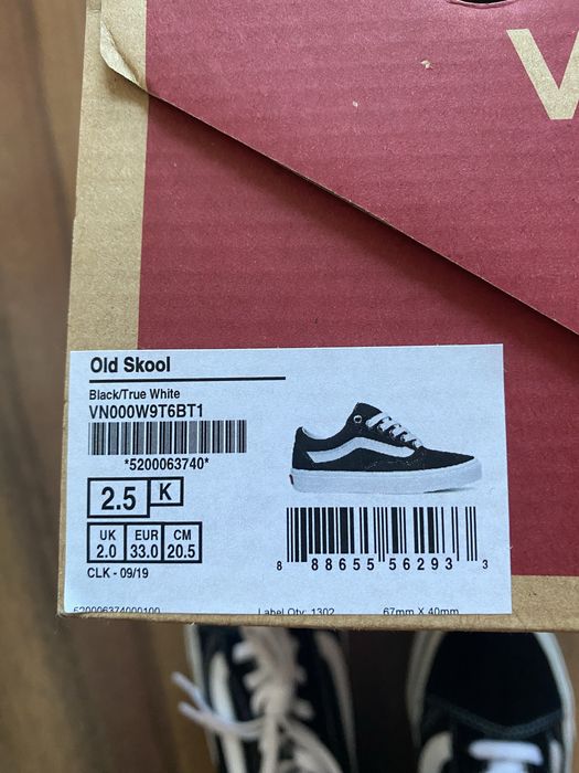 Детски гуменки Vans Old School, 33 размер