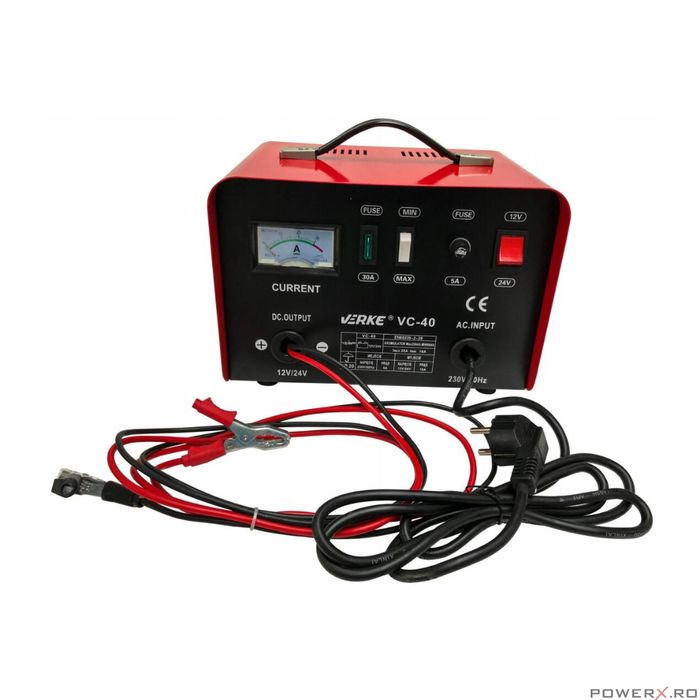 Redresor 12-24V, incarcator pentru baterie cu functie de boost, 20