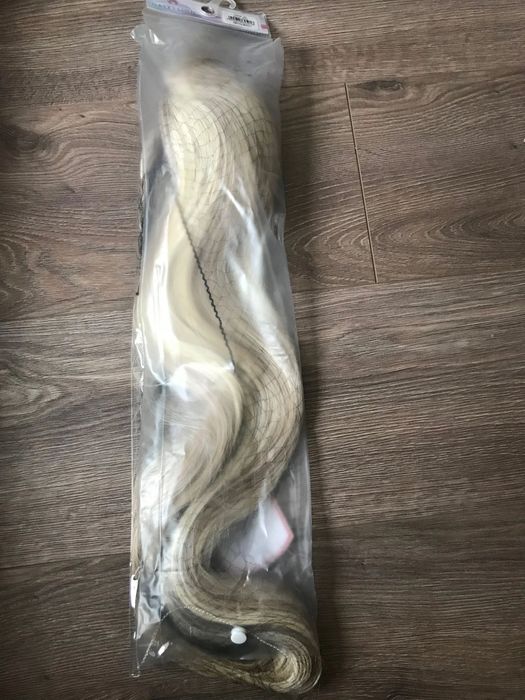 Висок клас синтетична руса коса за опашка!