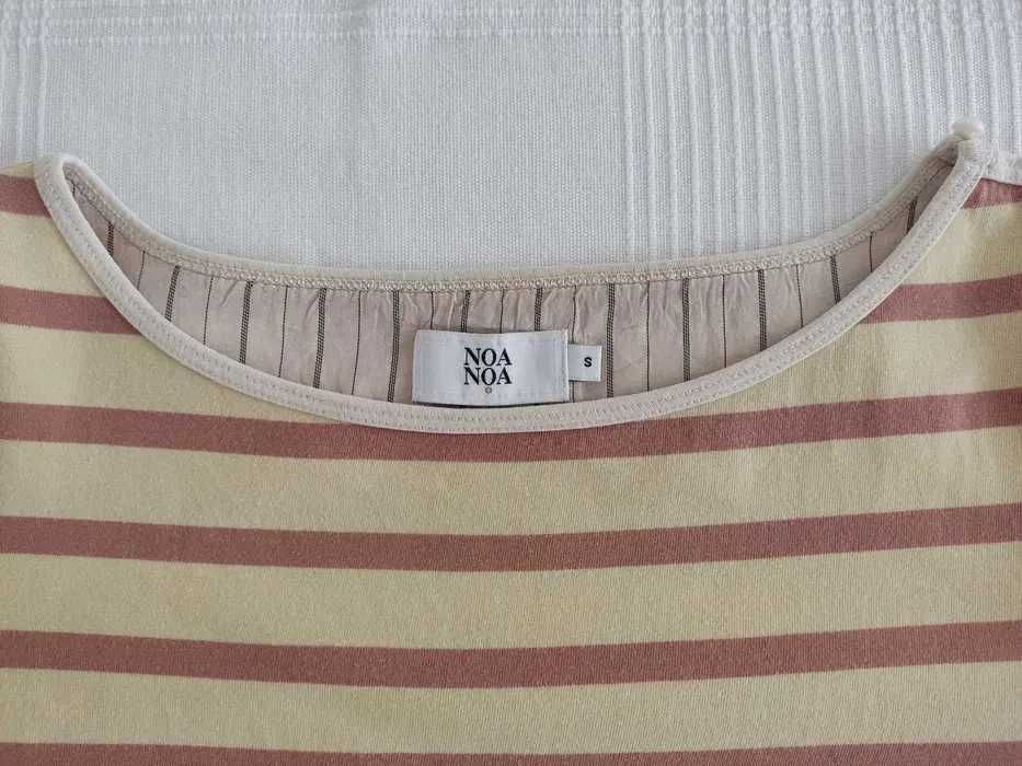 Блузи с дълъг ръкав от лен, памук и коприна