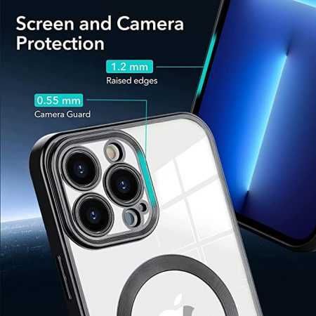 Husa iPhone 15 Pro Max /15 Pro MagSafe cu protectie camera foto