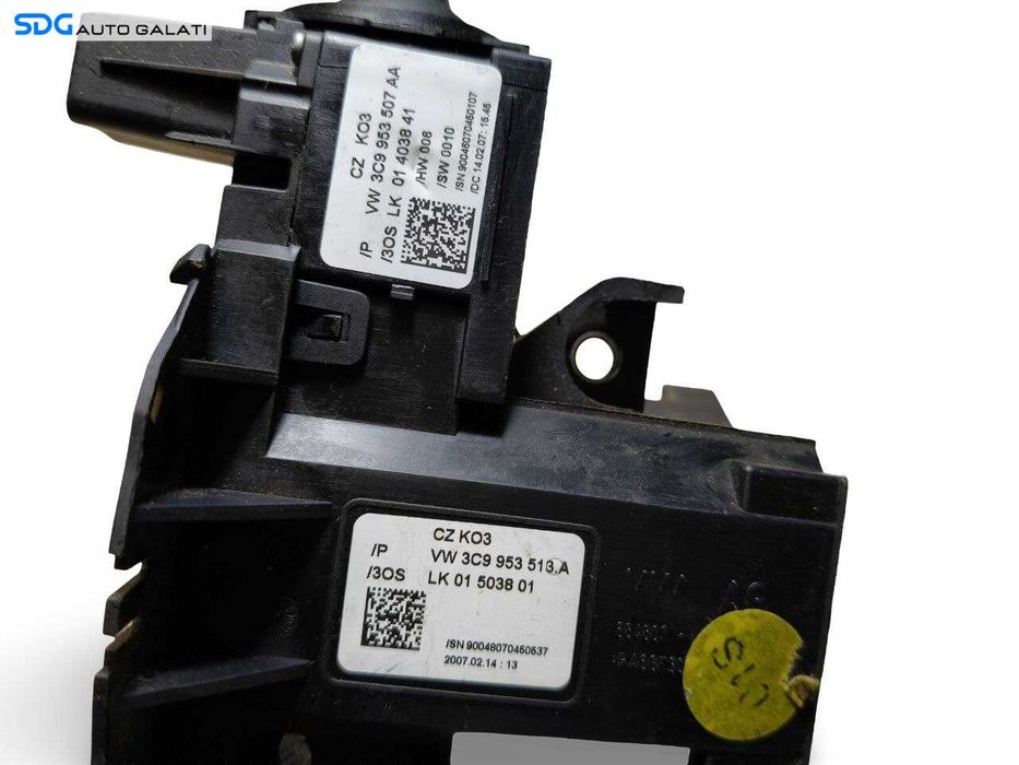 Ansamblu Maneta Manete Semnalizare Stergator Stergatoare Volkswagen Passat B7 Break Combi 2010 - 2015 Cod 3C9953513A 3C9953507AA [LS0508]