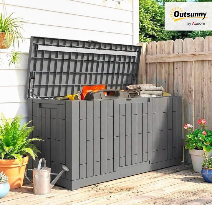 Градински сандък Outsunny 379 L