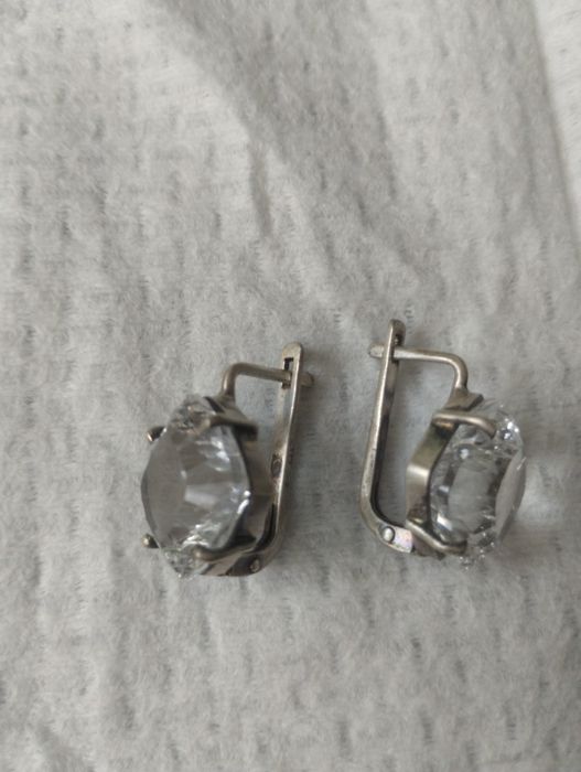 Серьги серебро б/у