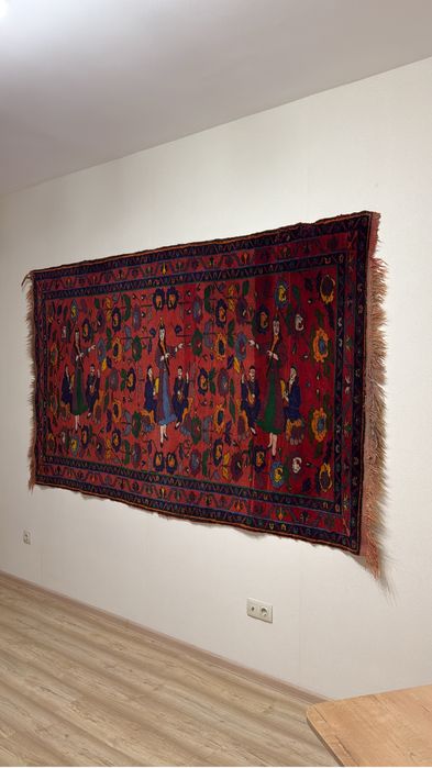 Ковер ручной работы из 100% шерсти