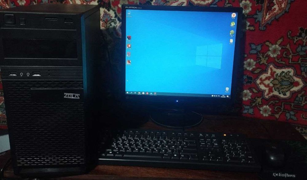 Средний компьютер полным комплектом для учёбы/работы/игр/фильмов