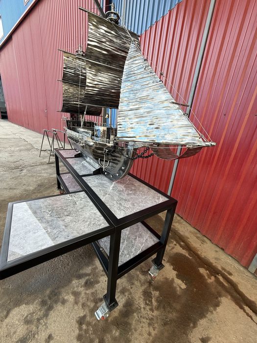 Эксклюзивный мангал ввиде корабля ручной работы