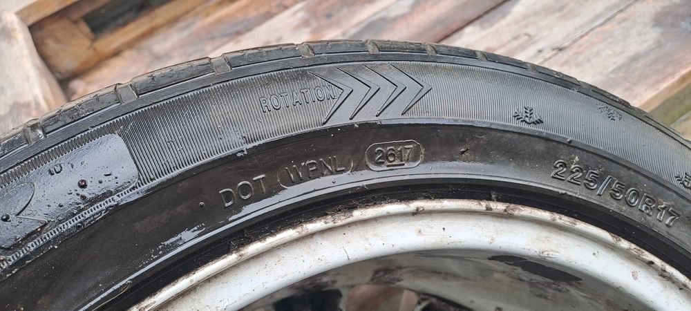 Jante originale BMW 17" BBS (Style 243) + Anvelope 225/50 R17