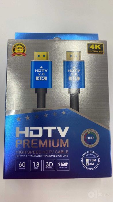 Кабель HDMI Premium 4K - 3 - 5 метра