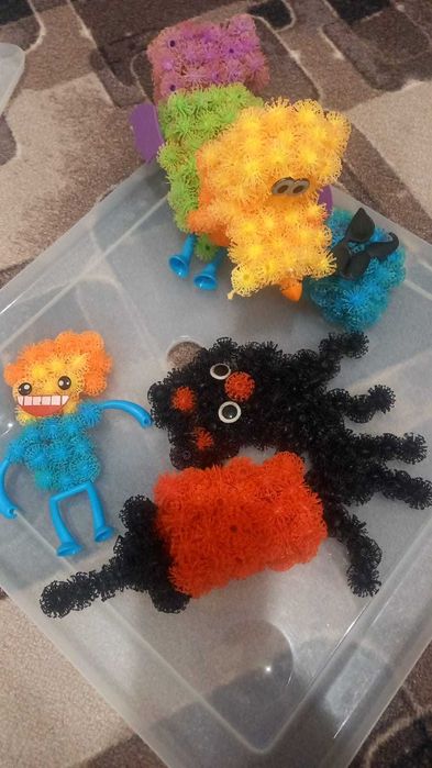 Конструктор-липучка Bunchems 400+ шариков