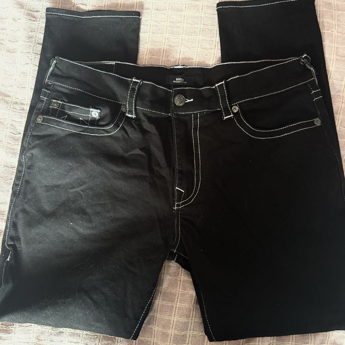 true religion черни дънки