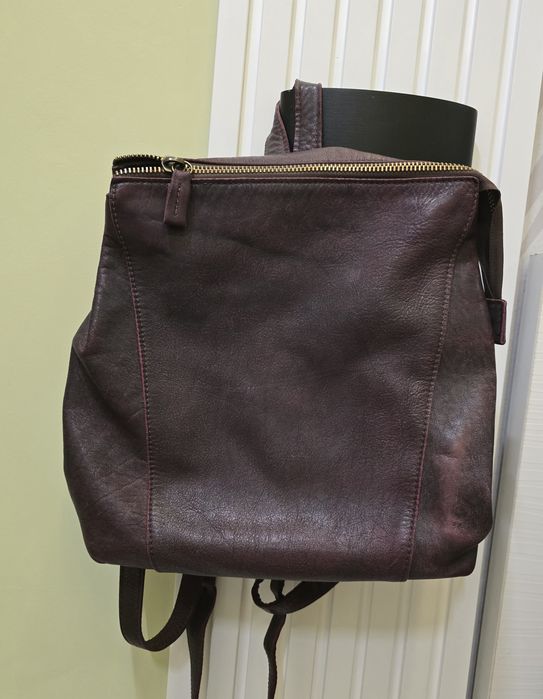 Рюкзак кожаный от КАНИШКИ, в хорошем состоянии