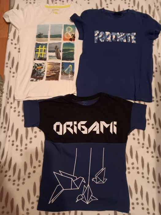 Lot tricouri marimea 134