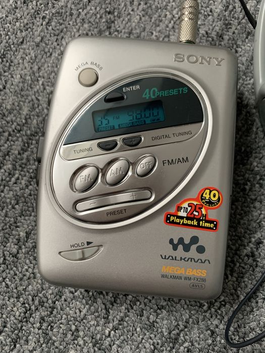 Radio Casetofon Portabil SONY Walkman WM-FX288 Mega Bass
