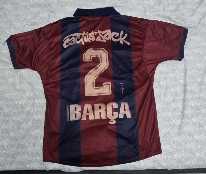 Tricou FC Barcelona x Travis Scott Retro