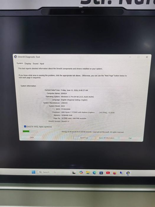 Laptop Lenovo IdeaPad Slim 5 15ARP10 cu procesor AMD Ryzen -N-
