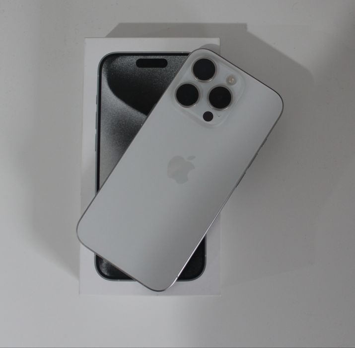 iPhone 15 Pro  – White Titanium - 128 GB- eSim only
