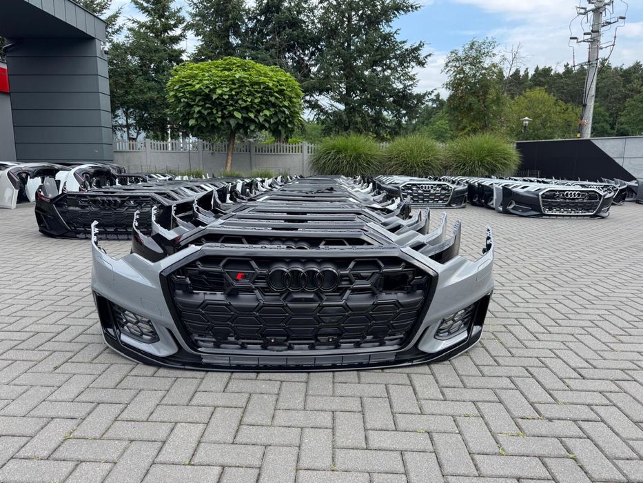 Audi RS6 RS7 нови оригинални предни задни брони Carbon