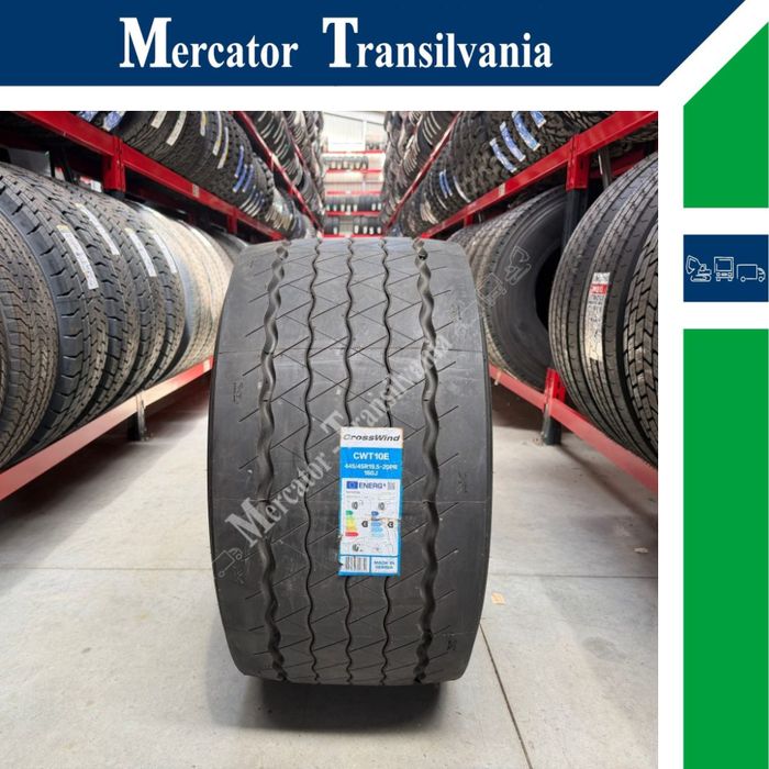 Anvelopa NOUA 445/45R19.5 Crosswind CWT10E M+S* C, C, B, 73dB M+S, 3PMSF ATS Autostrada Remorca