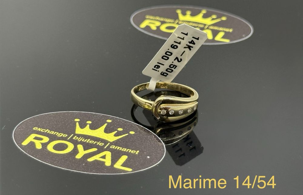 Bijuteria ROYAL : Inel AUR 14K / 2.5 GR