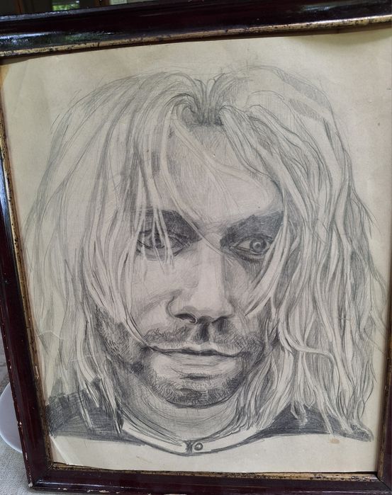 Кърт Кобейн рисуван портрет