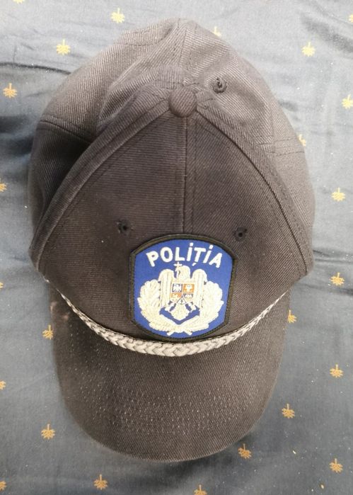Șapcă Politia culoare albastru