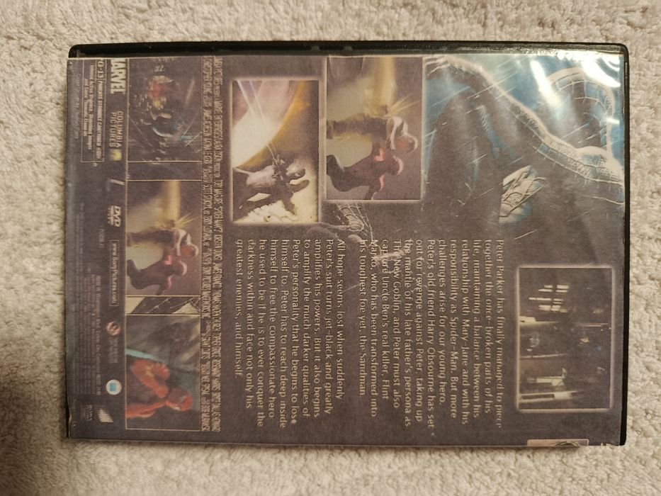 DVD „Spider Man 3”