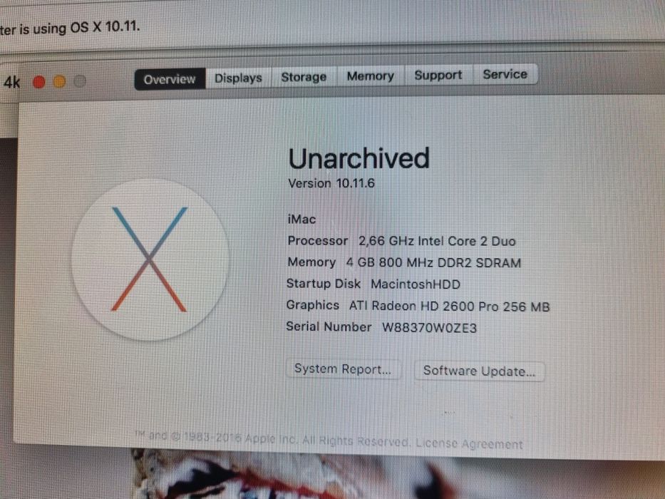 Calculator apple imac complet