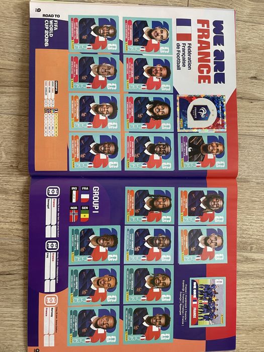 Vând album soft cover Panini WC 2026, 99,99% finalizat