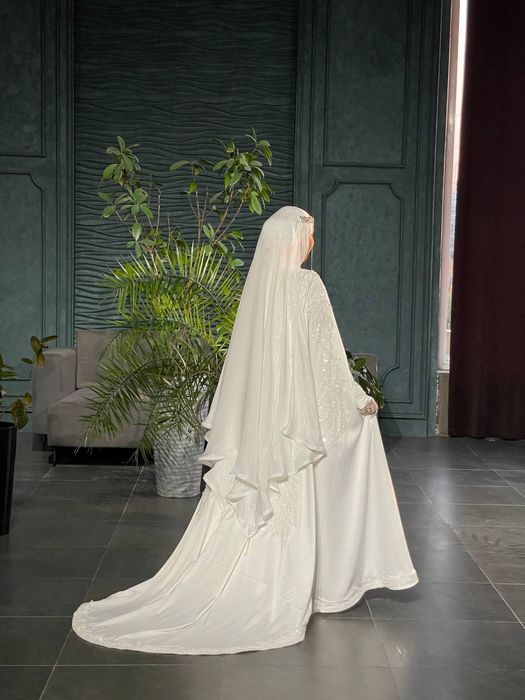 Свадебное платье фасон абая