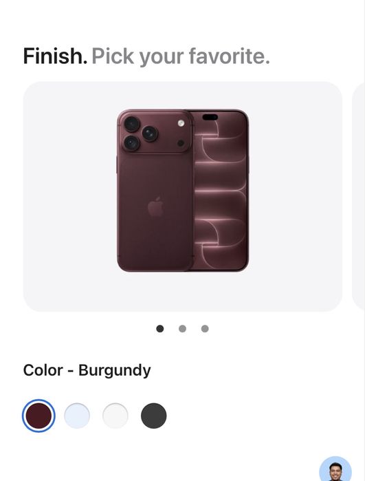 Iphone 18 pro max burgundi