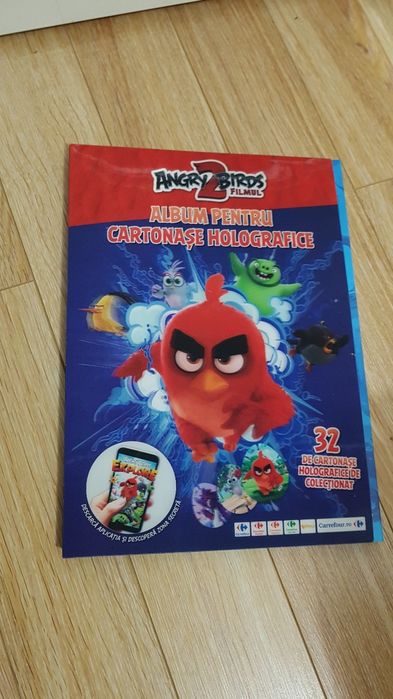 Colecție cartonașe holografice Angry Birds 2