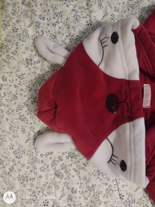 Мини Маус комплект за момиче 86-92 разме,Топъл комплект за бебе момиче