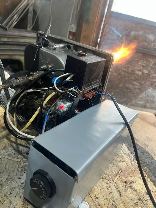 Arzator modificat pe ulei ars, CLU, ulei vegetal