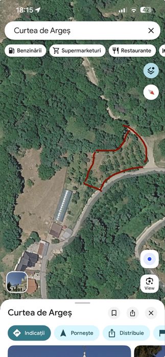 Teren intravilan de vânzare – 1.900 mp – Curtea de Argeș, cartier Nopateș