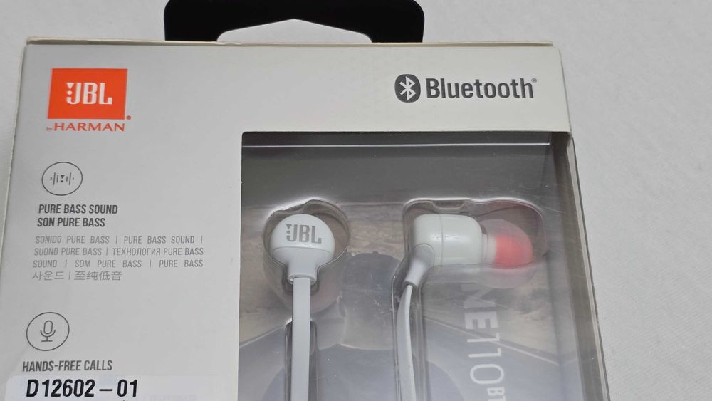 JBL Tune 110Bt Run 2 White wireless