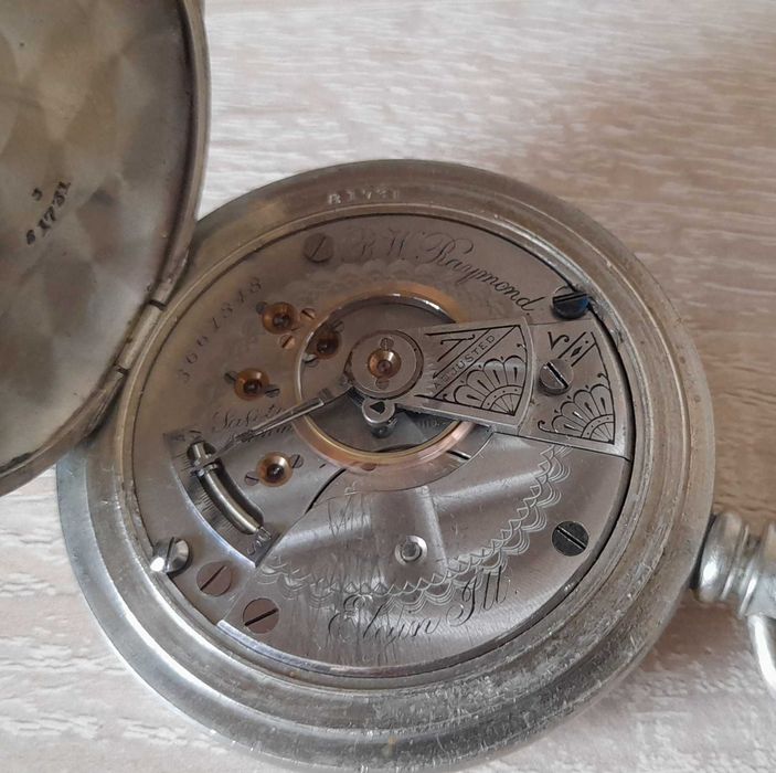 Ceas de buzunar Elgin pt.  caile ferate  15 rubine in inele de aur