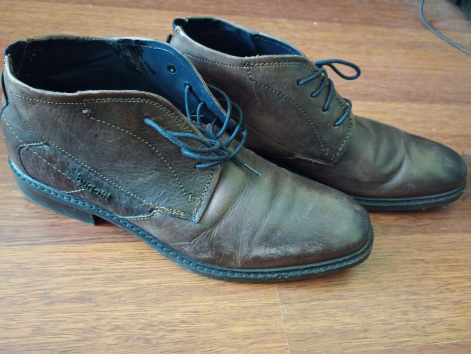 Pantofi din piele naturala, bugatti, marimea 42