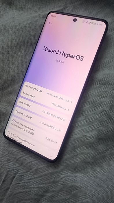 Redmi not 13 pro 5g 512 gb 12+12 ga