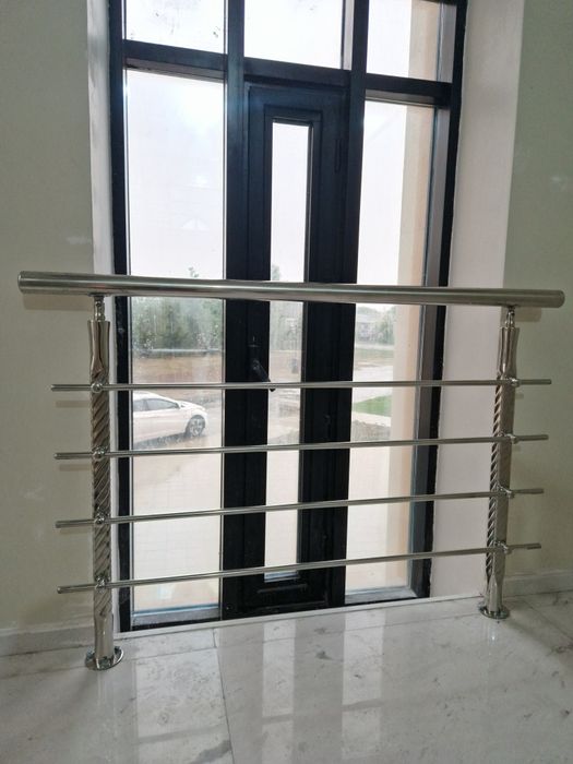 Перила из нержавейки от 10 000тг за пог.м Перила из нержавеющей стали