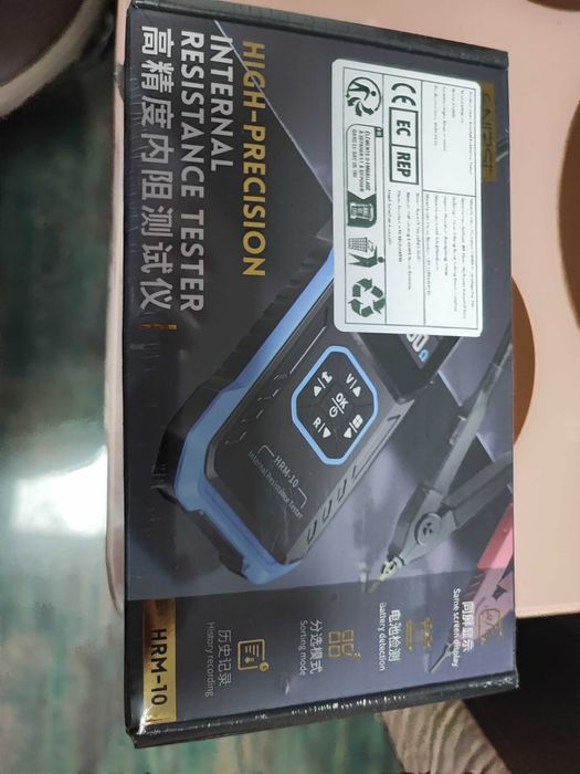 Tester FNIRSI HRM-10 rezistenta interna baterii li-ion, lifepo4, pb-acid