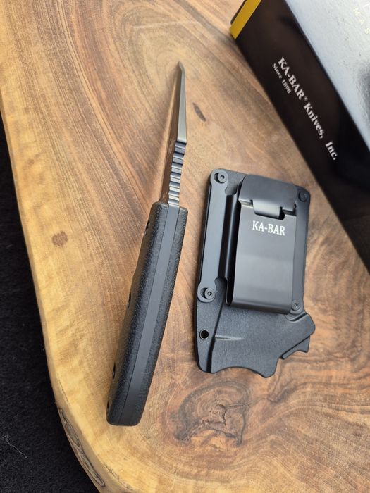 Нож KA BAR Hinderer 2485 с фиксирано острие,фултанг  с  кания