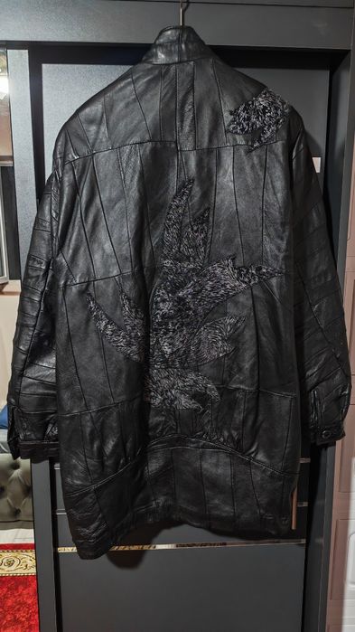Haină de piele naturală,model clasic