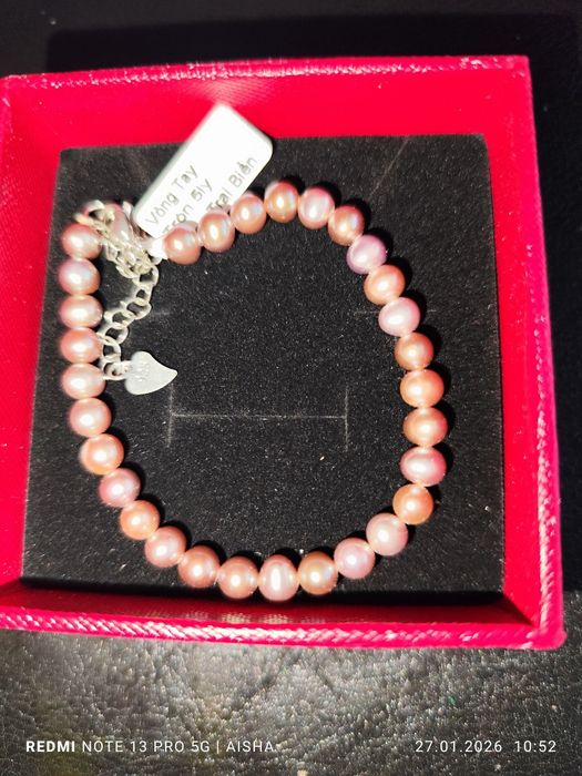 Браслет из чистого жемчуга