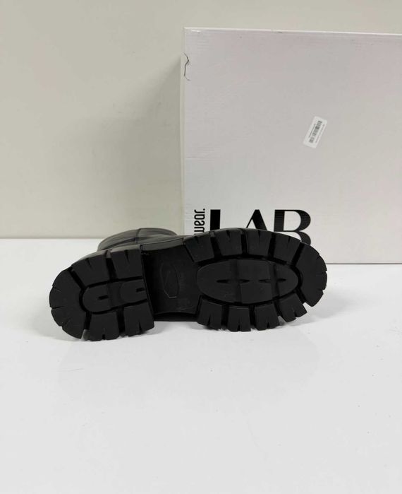 ANSWEAR.LAB Chunky Leather Black Boots (Нови) - Размер 38 (24 см стелка)