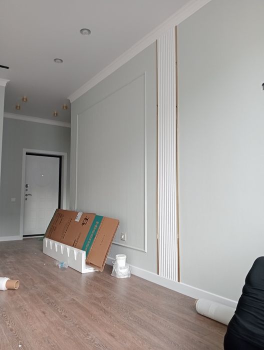 Поклейка обоев качественно