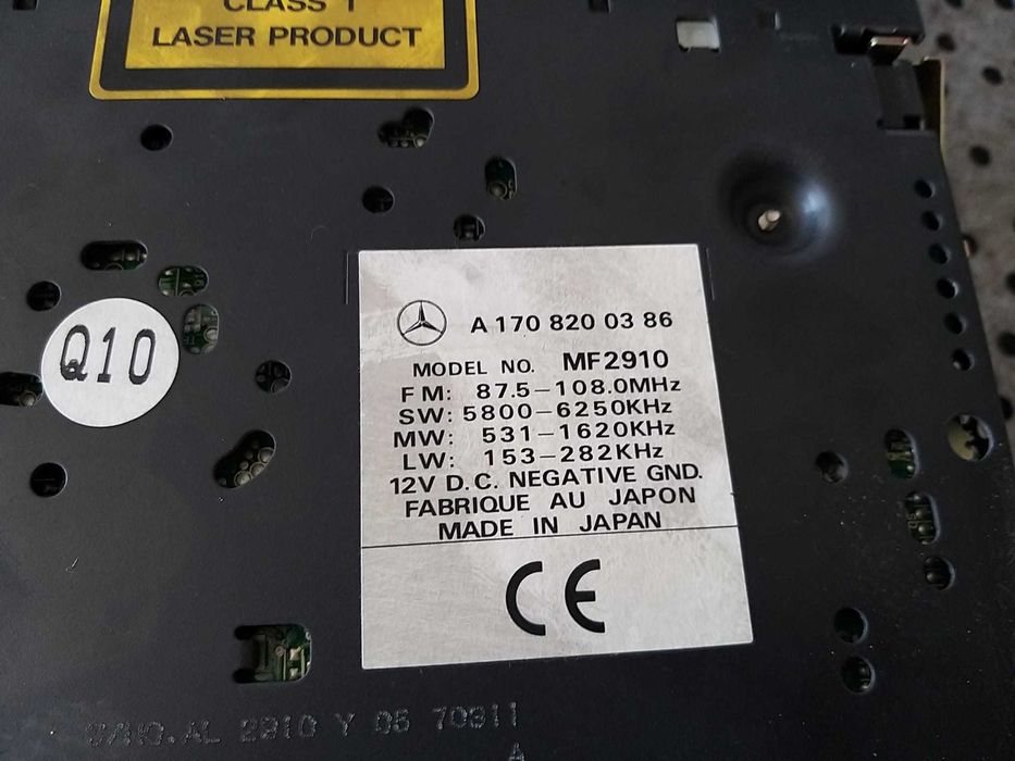 Radio cd player mercedes a class w168 a1708200386