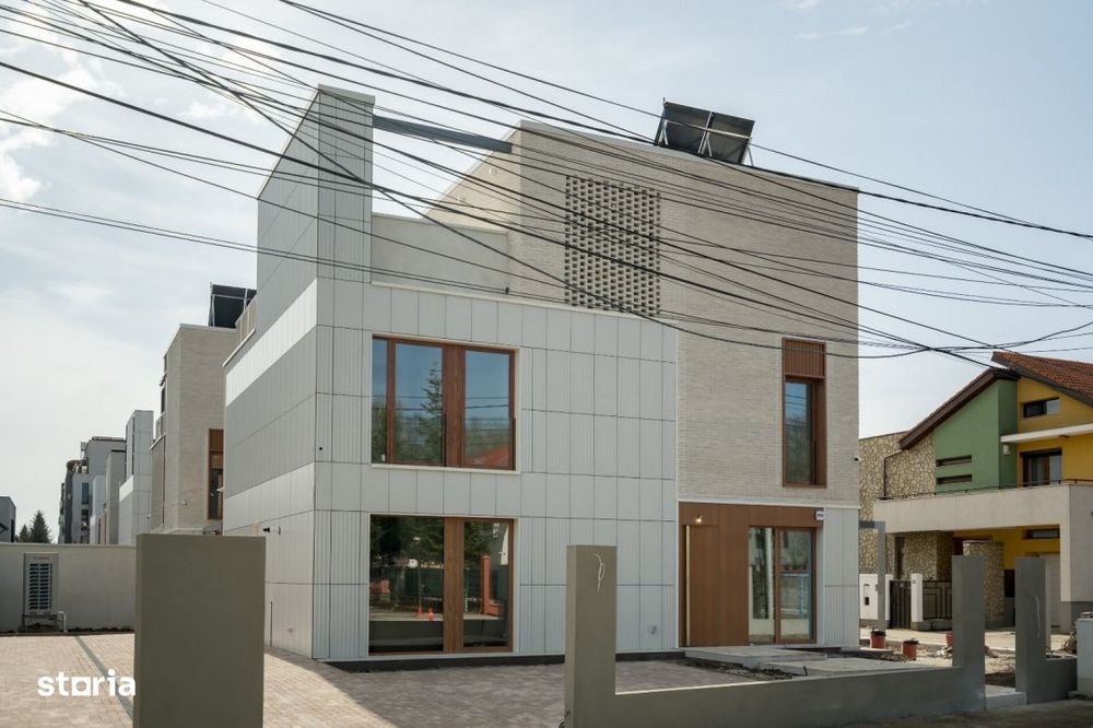 Casa moderna, P+2E, Voluntari – 200 mp utili cu terase generoase si